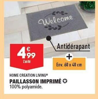 ALDI Paillasson imprime offre