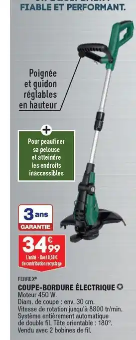 ALDI Coupe-bordure electrique offre