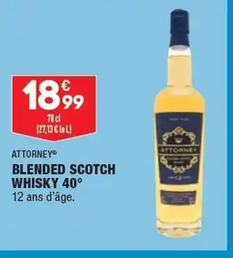 ALDI Blended scotch whisky 40° offre