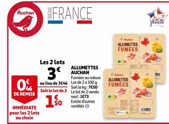 Auchan Allumettes auchan offre