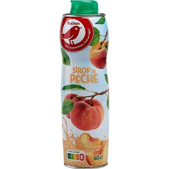 Auchan Sirop de pêche auchan offre