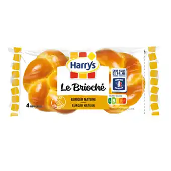 Auchan Pain burger brioché harrys offre