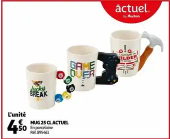 Auchan Mug 25 cl actuel offre