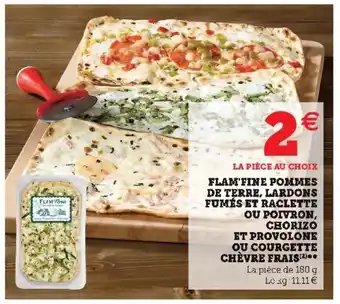 Super U Flam'fine pommes de terre, lardons offre