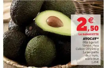 Super U Avocat offre