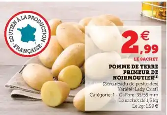 Super U Pomme de terre primeur de noirmoutier offre