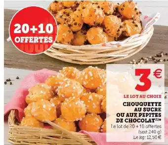 Super U Chouquette au sucre offre