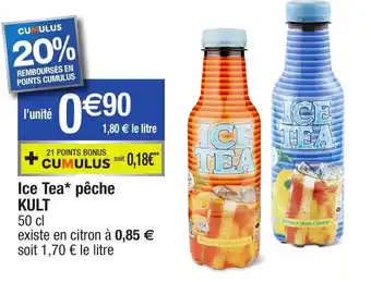 Migros Ice tea pêche kult offre