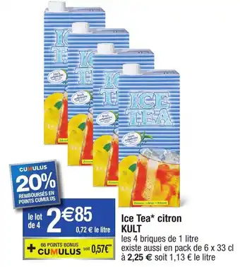 Ice tea citron kult