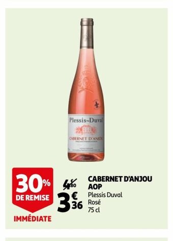 Auchan Supermarché Cabernet d'Anjou AOP offre