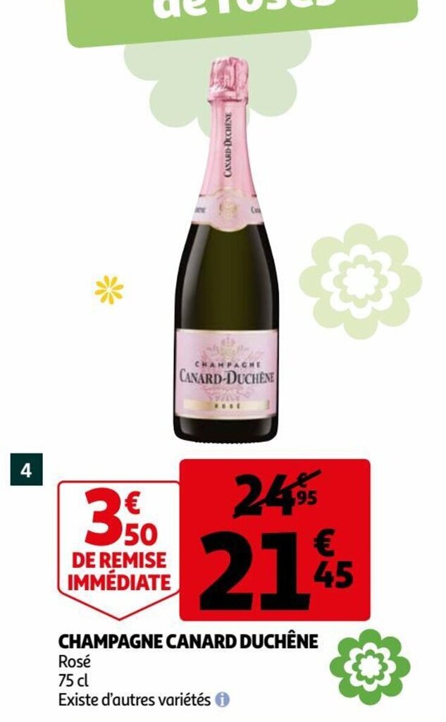 Promo Champagne canard Duchêne chez Auchan Supermarché