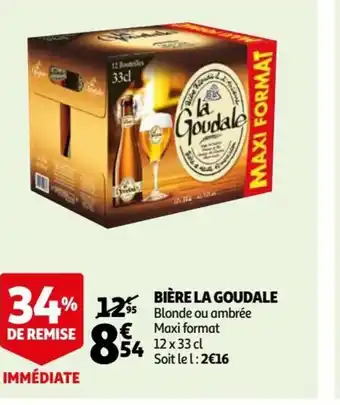 Auchan Supermarché Bière La Goudale offre