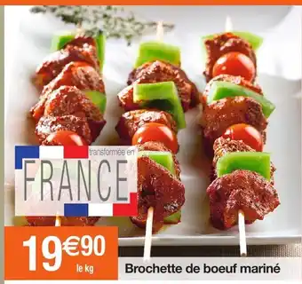 Migros Brochette De Boeuf Mariné offre