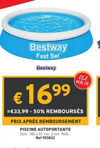 Trafic Piscine Autoportante Ref. 953822 offre