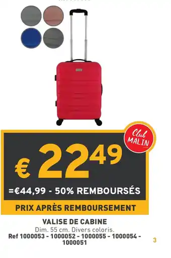 Trafic Valise De Cabine Ref. 100053 - 1000052 - 1000055 - 1000054 - 100051 offre