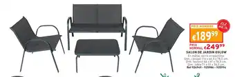 Trafic Salon De Jardin Oslow offre