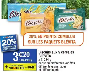 Migros Biscuits Aux 5 Céréales offre