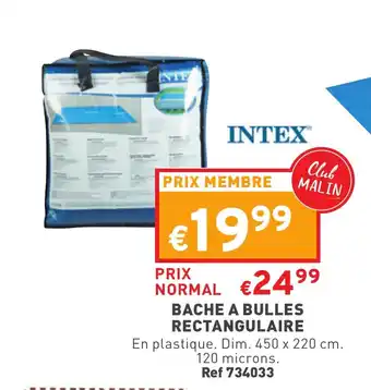 Trafic Bache A Bulles Rectangulaire Ref. 734033 offre