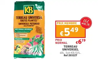Trafic Terreau Universel ef. 203227 offre