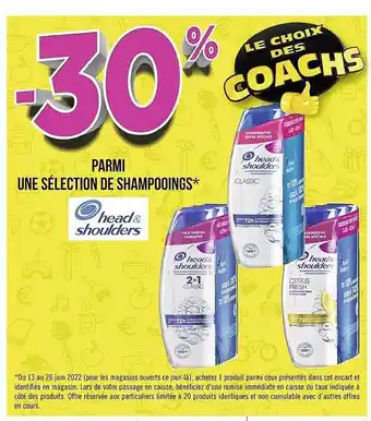 Géant Casino Shampooings Head & Shoulders offre