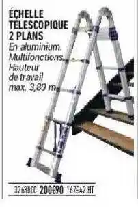 Bricorama échelle Télescopique 2 Plans offre