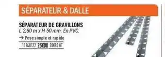Bricorama Séparateur De Gravillons offre