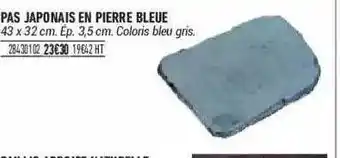 Pas Japonais En Pierre Bleue