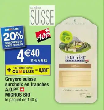 Gruyère Suisse