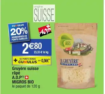 Gruyère Suisse Râpe