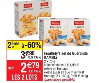 Cora x Carrefour Feuillety's Sel De Guérande Kambly offre