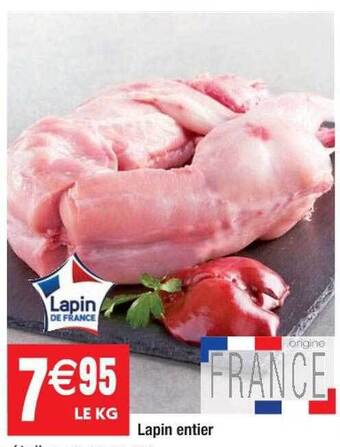 Cora x Carrefour Lapin Entier offre