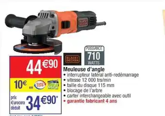 Meuleuse D'angle Black + Decker