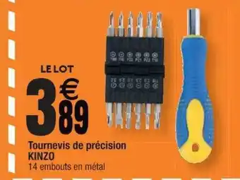 Tournevis De Précision Kinzo