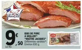 E.Leclerc Ribs De Porc à Griller offre