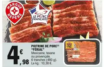 E.Leclerc Poitrine De Porc offre