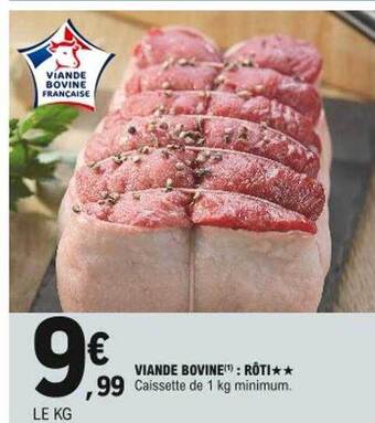 E.Leclerc Viande Bovine : Rôti** offre