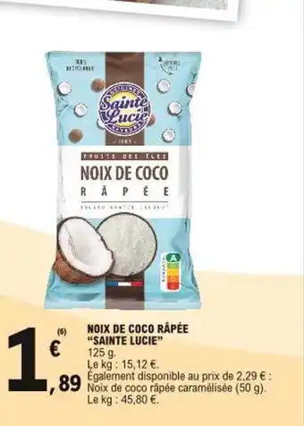 E.Leclerc Noix De Coco Râpée offre