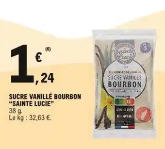 E.Leclerc Sucre Vanillé Bourbon offre