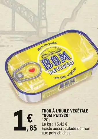 E.Leclerc Thon à L'huile Végétale offre