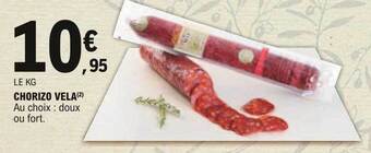 E.Leclerc Chorizo Vela offre