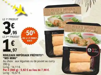 E.Leclerc Rouleaux Impériaux Préfrits offre