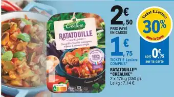 E.Leclerc Ratatouille offre