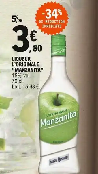 E.Leclerc Liqueur L'originale offre
