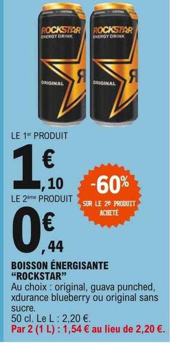 E.Leclerc Boisson énergisante offre