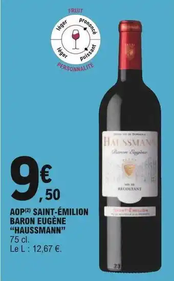 Aop Saint-émilion Baron EugÚne