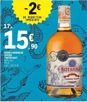 E.Leclerc Rhum Caribbean Spiced offre