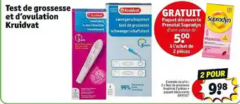 Géant Casino Test De Grossesse Et D'ovulation Kruidvat offre