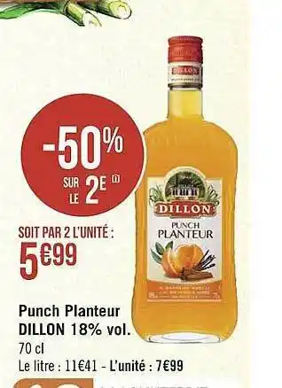 Punch Planteur Dillon 18% Vol.