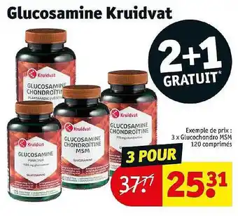 Géant Casino Glucosamine Kruidvat offre