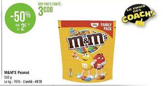 Géant Casino M&m's Peanut offre